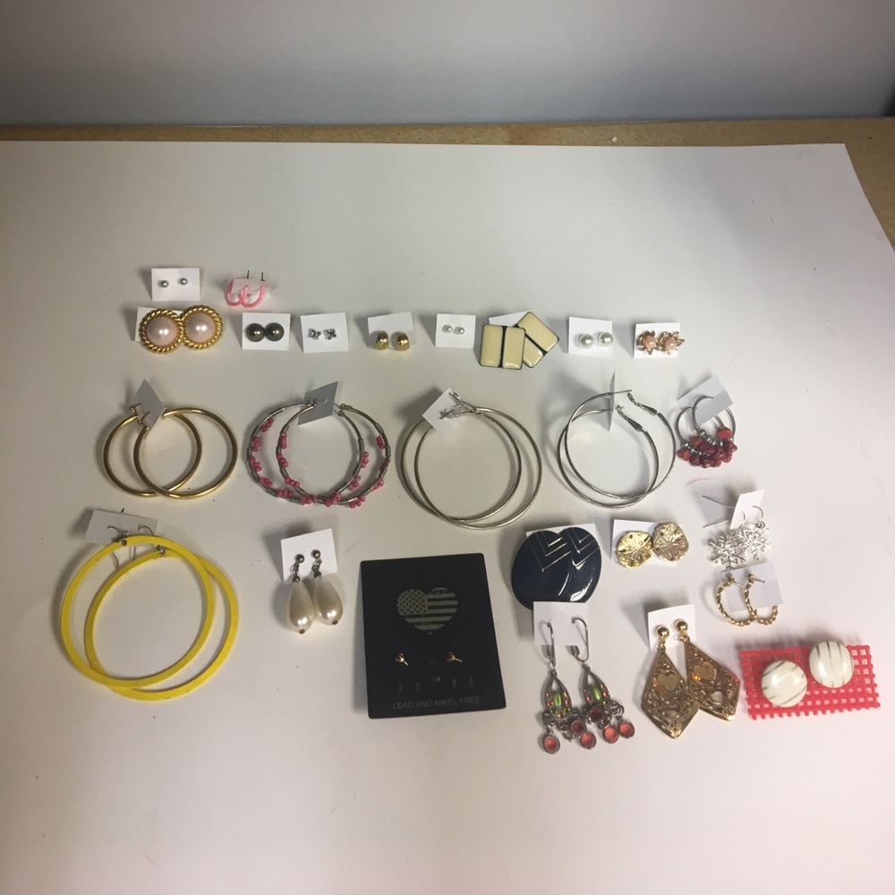 25 Pairs of Earrings Bundle